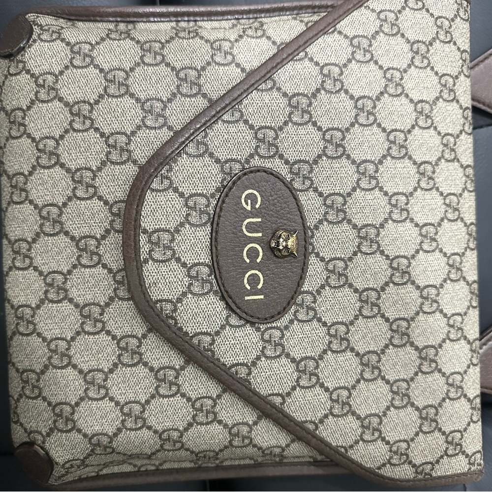 Gucci Beige and Brown Crossbody Bag - Picture 4 of 10